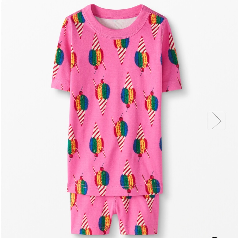🍦NWT🍦Hanna Andersson-Snow Cone-Organic Pajama - Picture 1 of 3